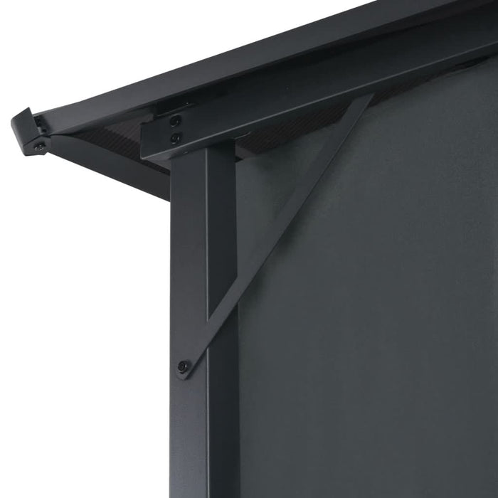Pavilion cu perdea, negru, 3 x 3 m, aluminiu - WALTI WALTI