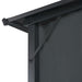 Pavilion cu perdea, negru, 3 x 3 m, aluminiu - WALTI WALTI