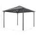 Pavilion cu perdea, negru, 3 x 3 m, aluminiu - WALTI WALTI