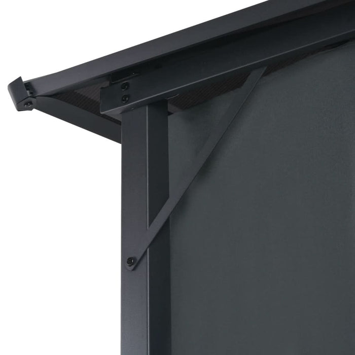 Pavilion cu perdea, negru, 4 x 3 x 2,6 m, aluminiu - WALTI WALTI