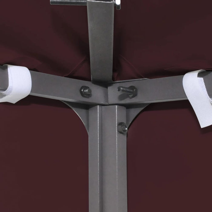 Acoperiș de pavilion, 2 niveluri, roșu bordo, 3x3 m, 310 g/m² - WALTI WALTI