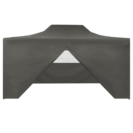 Cort pliabil pop up cu 4 pereți laterali, antracit, 3 x 4,5 m - WALTI WALTI