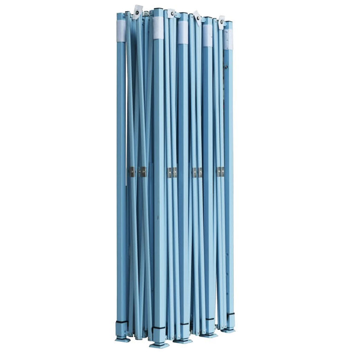 Cort petrecere pliabil cu 8 pereți laterali, albastru, 3 x 9 m - WALTI WALTI