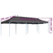 Cort de petrecere pliabil, antracit, 3 x 9 m - WALTI WALTI