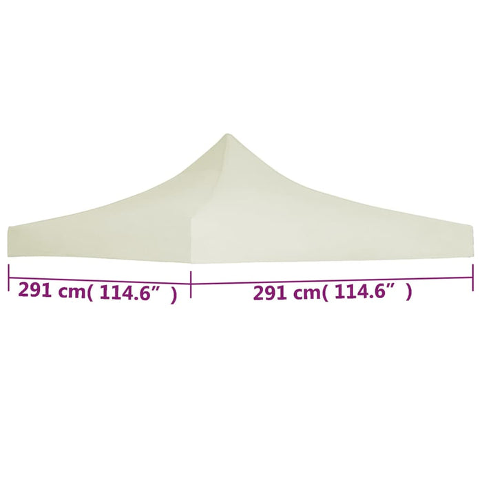 Acoperiș cort de petrecere, crem, 3 x 3 m - WALTI WALTI
