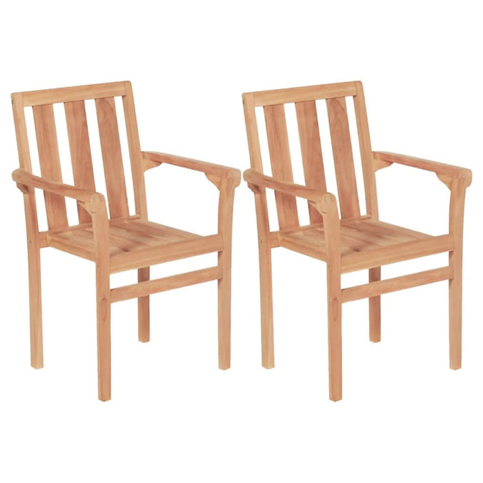 Set mobilier de bistro, 3 piese, lemn masiv de tec - WALTI WALTI