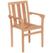 Set mobilier de bistro, 3 piese, lemn masiv de tec - WALTI WALTI