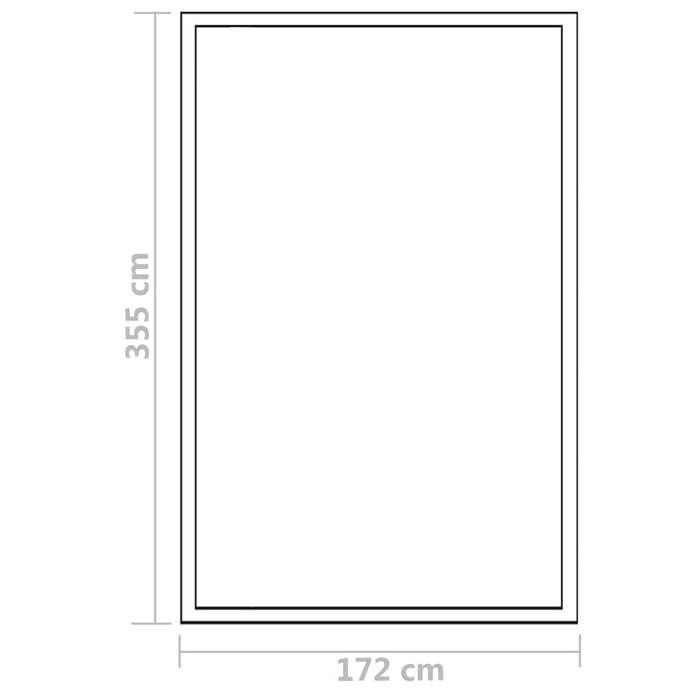 Seră, 13,41 m³, 362x190x195 cm, aluminiu - WALTI WALTI