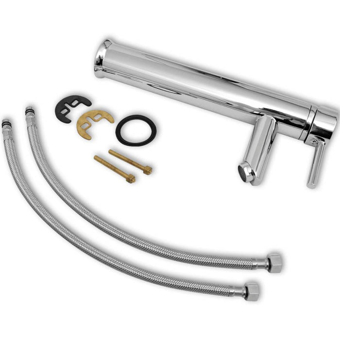 Chiuvetă de baie cu robinet mixer, ceramică, rotund, alb - WALTI WALTI