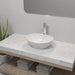 Chiuvetă de baie cu robinet mixer, ceramică, oval, alb - WALTI WALTI