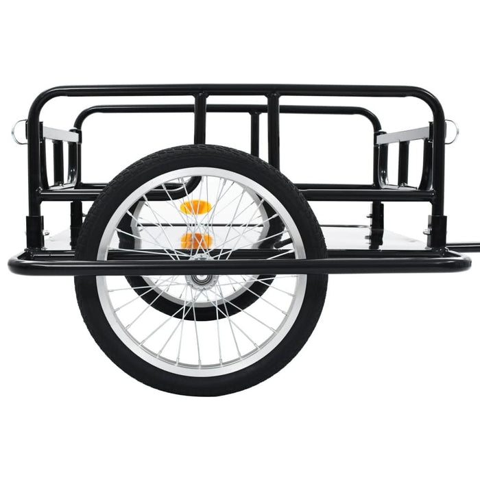 Remorcă de bicicletă, negru, 130 x 73 x 48,5 cm, oțel - WALTI WALTI