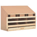 Cuibar găin cu 3 compartimente, 93x40x65 cm, lemn masiv pin - WALTI WALTI