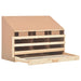 Cuibar găin cu 3 compartimente, 93x40x65 cm, lemn masiv pin - WALTI WALTI