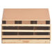Cuibar găin cu 3 compartimente, 93x40x65 cm, lemn masiv pin - WALTI WALTI
