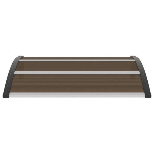 Copertină de ușă, negru, 120 x 100 cm, PC - WALTI WALTI