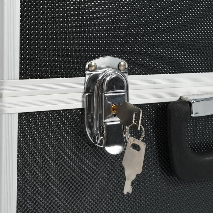 Cutie de scule, negru, 38x22,5x34 cm, aluminiu - WALTI WALTI