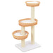 Ansamblu pentru pisici cu stâlp funie sisal, natural, salcie - WALTI WALTI