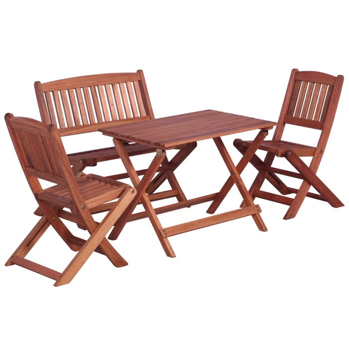 Set mobilier exterior pentru copii 4 piese lemn de eucalipt - WALTI WALTI