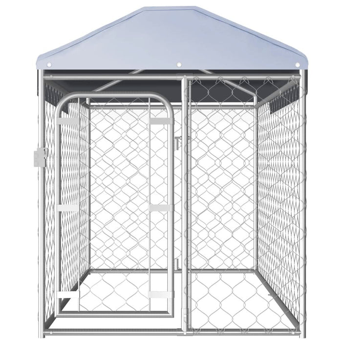 Padoc pentru câini de exterior cu acoperiș, 200 x 100 x 125 cm - WALTI WALTI