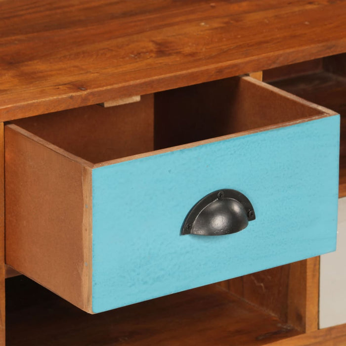 Comodă TV cu 3 sertare, 110x35x50 cm, lemn masiv acacia - WALTI WALTI