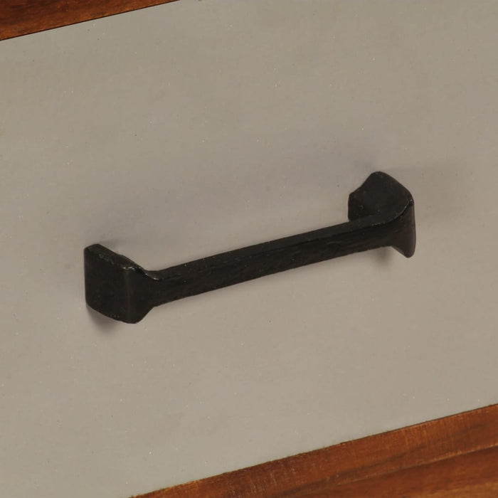 Comodă TV cu 3 sertare, 110x35x50 cm, lemn masiv acacia - WALTI WALTI