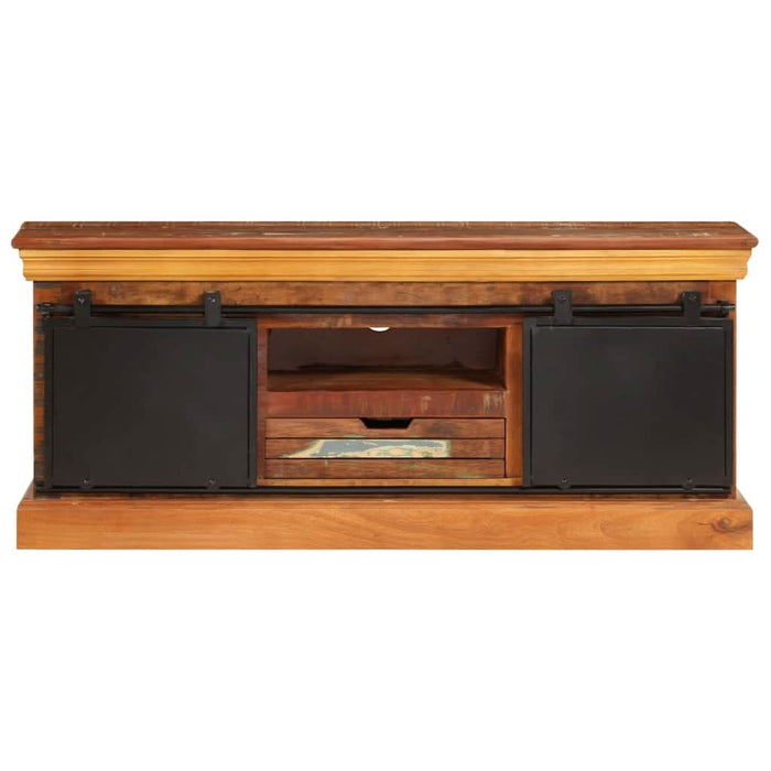 Comodă TV, 110 x 30 x 45 cm, lemn masiv reciclat - WALTI WALTI