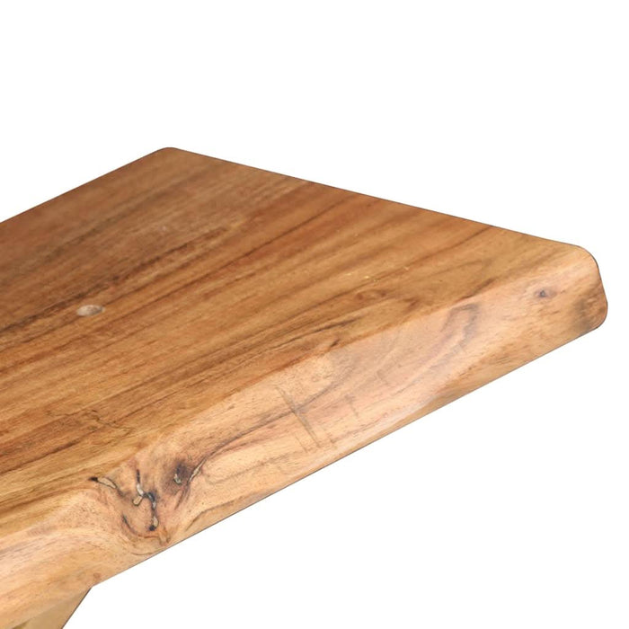 Rafturi de perete, 2 buc., 60x20x16 cm, lemn masiv de acacia - WALTI WALTI