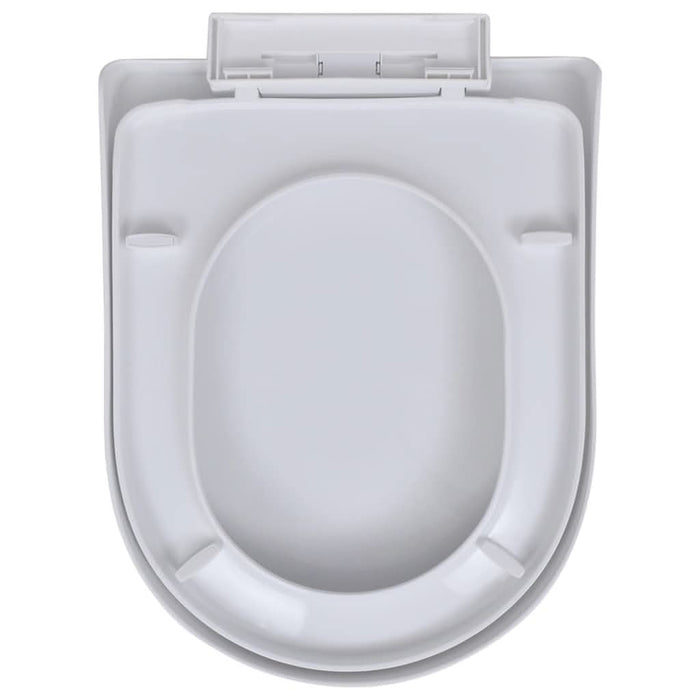 Capace WC cu închidere silențioasă, 2 buc., alb, plastic - WALTI WALTI