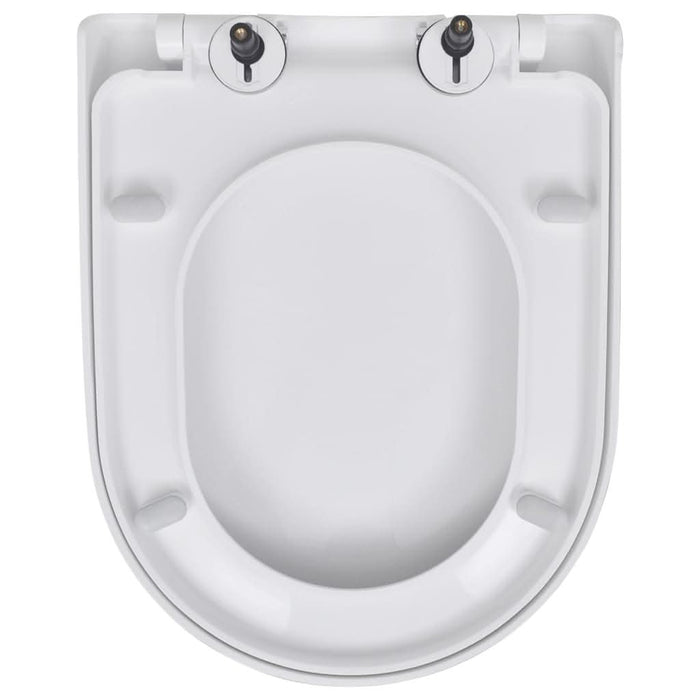 Capace WC cu închidere silențioasă, 2 buc., alb, plastic - WALTI WALTI