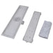 Rigolă liniară duș, 2 buc, 530 x 140 mm, oțel inoxidabil - WALTI WALTI