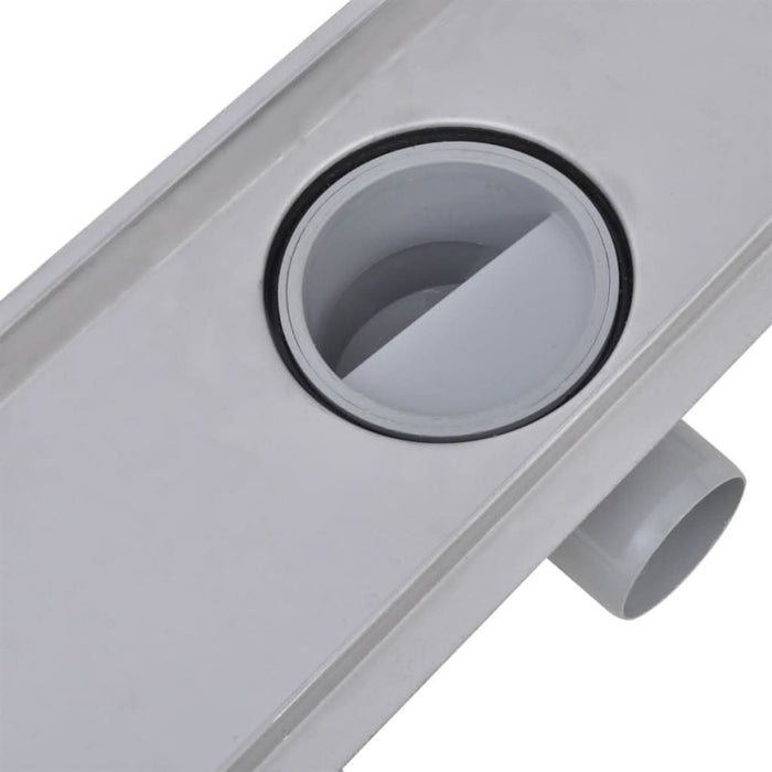 Rigolă liniară duș, 2 buc, 530 x 140 mm, oțel inoxidabil - WALTI WALTI
