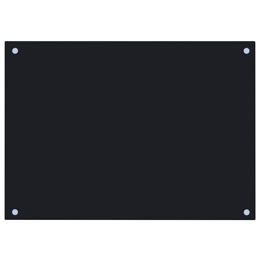 Panou antistropi de bucătărie, negru 70x50 cm sticlă securizată - WALTI WALTI