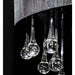 Candelabru cu 85 cristale, Negru - WALTI WALTI