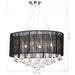Candelabru cu 85 cristale, Negru - WALTI WALTI