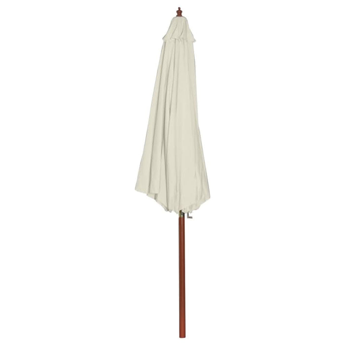 Umbrelă de soare, 300 x 258 cm, alb nisipiu - WALTI WALTI
