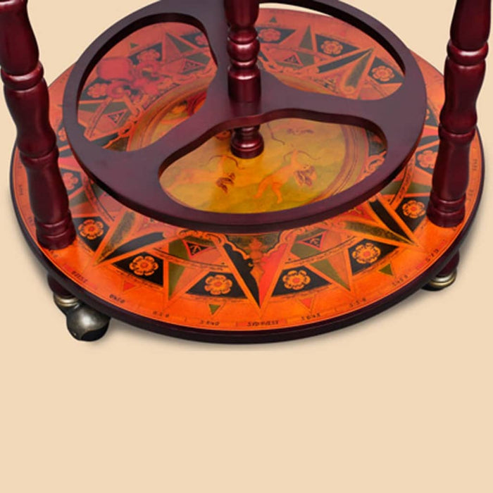 Bar tip glob pământesc stativ sticle de vin, lemn de eucalipt - WALTI WALTI