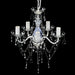 Candelabru, 5 becuri, transparent - WALTI WALTI