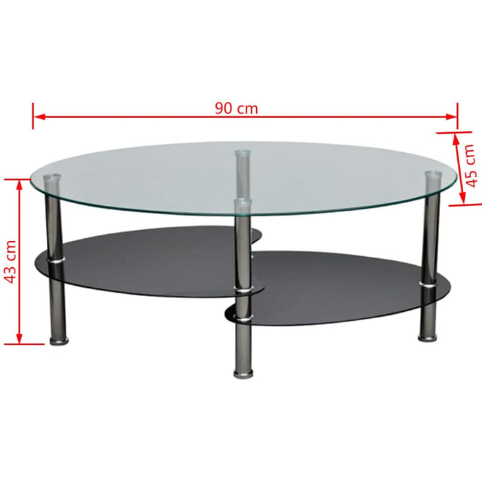 Măsuță de cafea cu design exclusivist, negru - WALTI WALTI