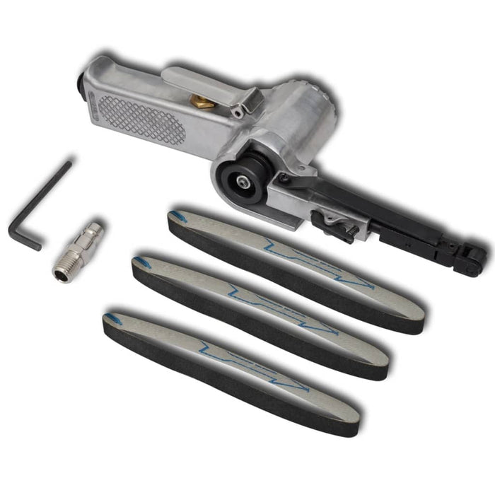 Airpress Șlefuitor cu bandă pneumatică, cu curele, 3 buc - WALTI WALTI