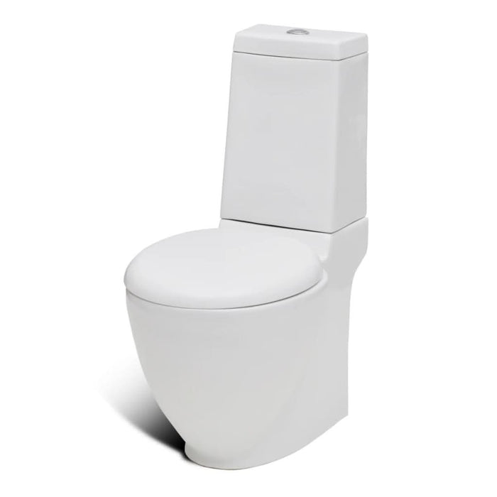 Set de toaletă & bideu, alb, ceramică - WALTI WALTI