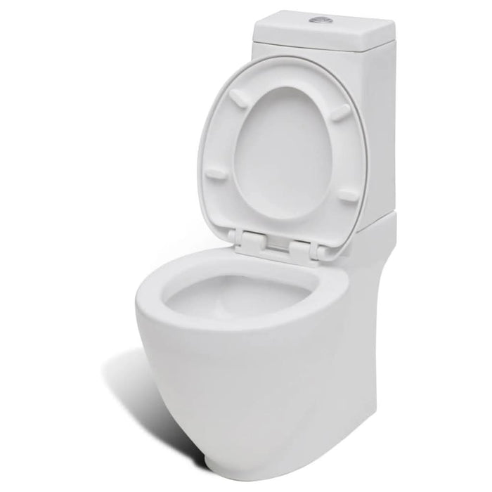 Set de toaletă & bideu, alb, ceramică - WALTI WALTI