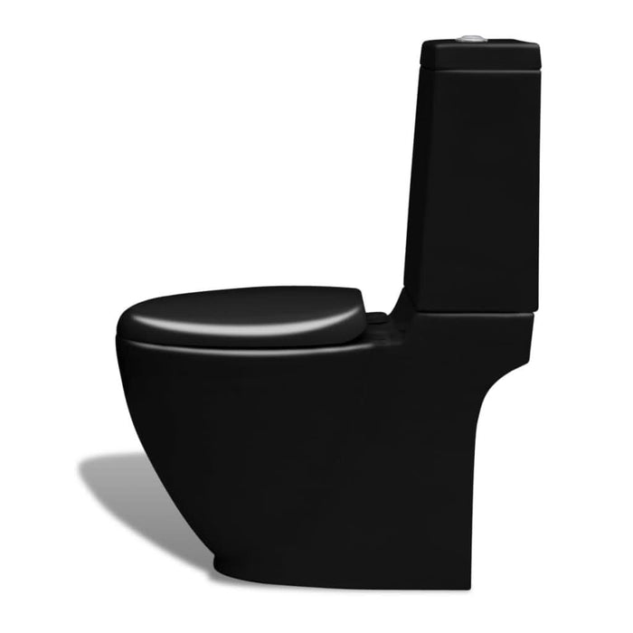 Set de toaletă & bideu, negru, ceramică - WALTI WALTI