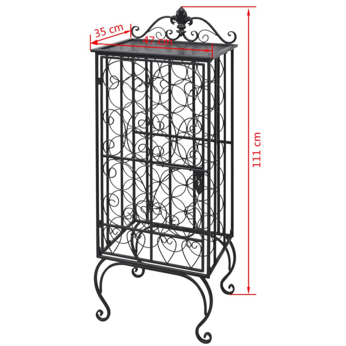 Suport sticle de vin pentru 28 de sticle, metal - WALTI WALTI