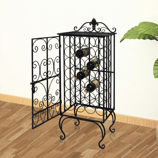 Suport sticle de vin pentru 28 de sticle, metal - WALTI WALTI