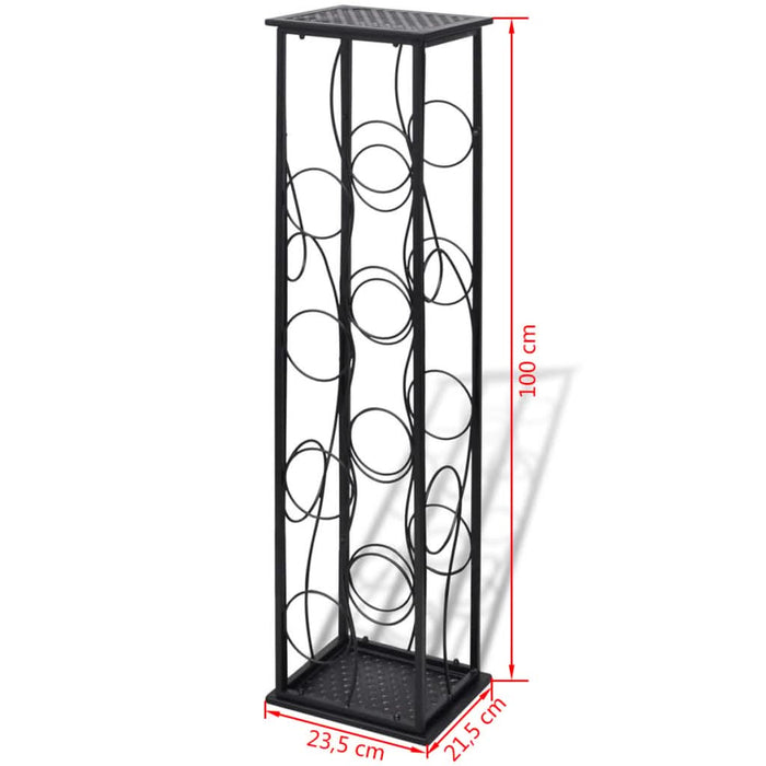 Suport sticle de vin pentru 8 sticle, metal - WALTI WALTI