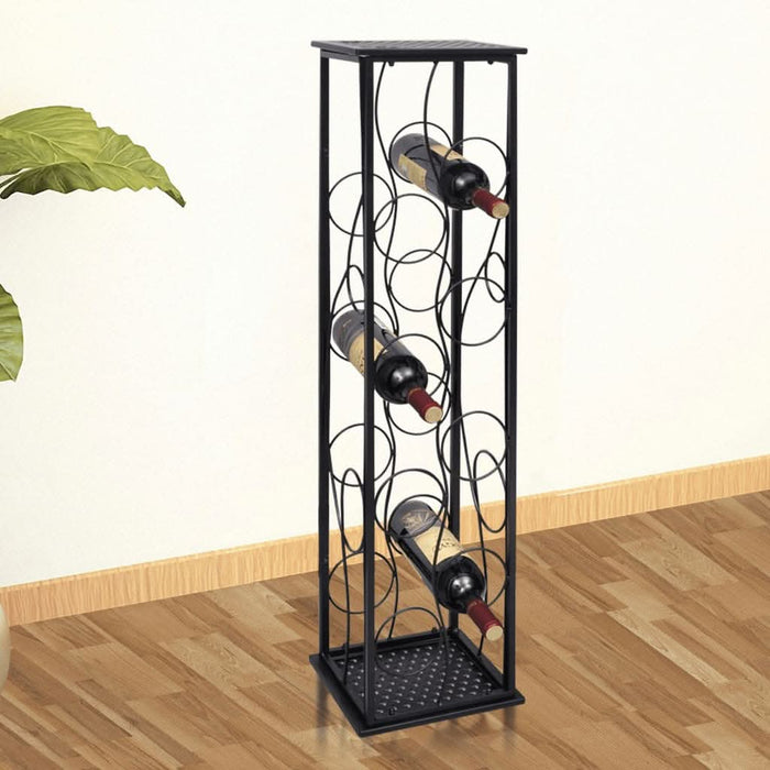 Suport sticle de vin pentru 8 sticle, metal - WALTI WALTI