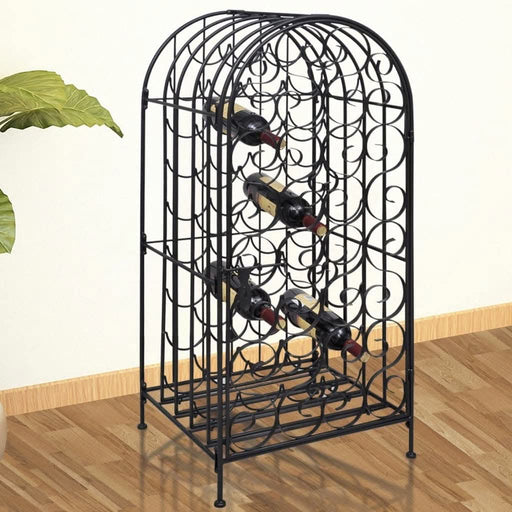 Suport sticle de vin pentru 35 de sticle, metal - WALTI WALTI