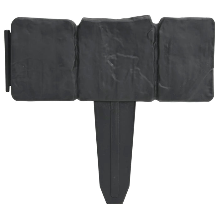 Gard din plastic cu aspect de piatră 41 buc 10 m - WALTI WALTI