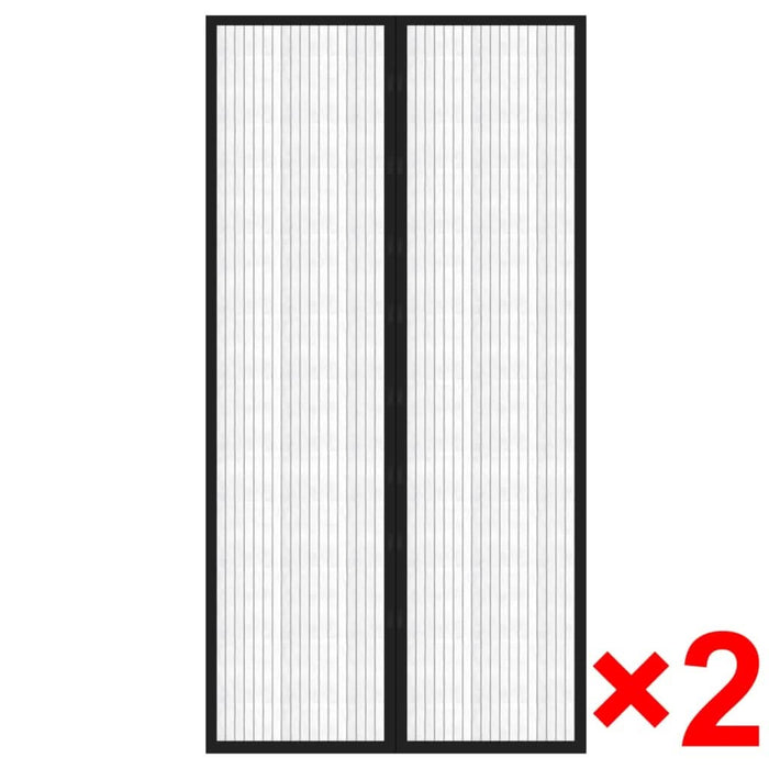 Perdea anti insecte cu benzi scai, 210 x 100 cm, 2 buc - WALTI WALTI