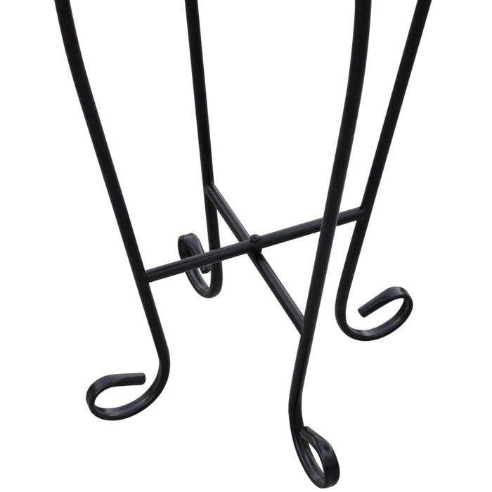 Masă laterală cu mozaic pentru plante, albastru și alb - WALTI WALTI